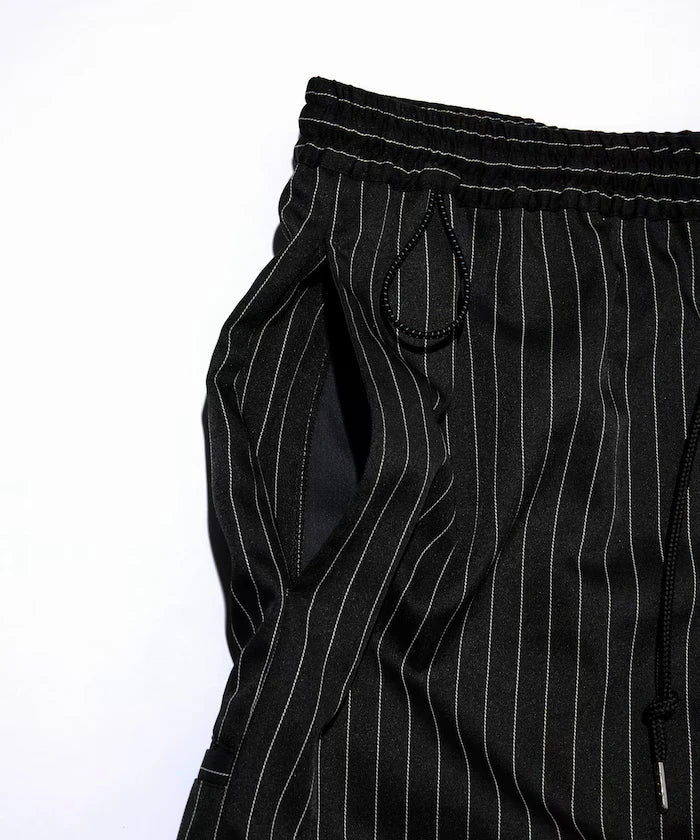 Stripe Easy Wide Shorts / Compatible with Setup