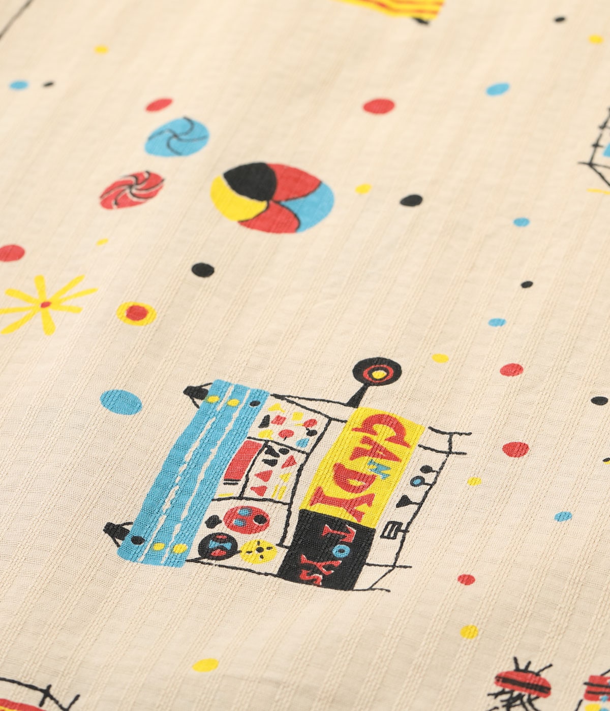 DOBBY COTTON OPEN SHIRT “STREET STALL”