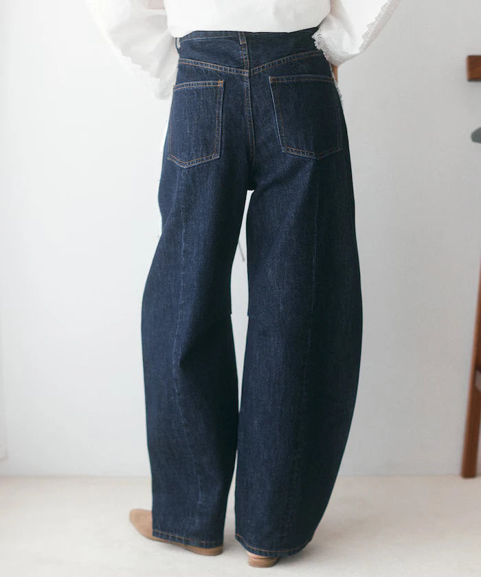 Side Fringe Curve Denim