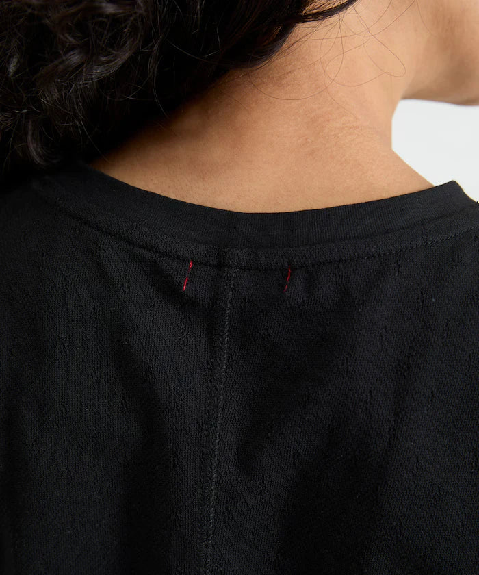 Eyelet Mini Sweat Short Sleeve T-Shirt