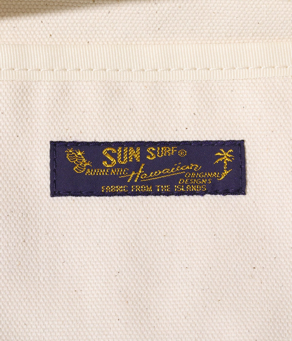 COTTON CANVAS TOTE BAG “SUNSURF LOGO” (SMALL)