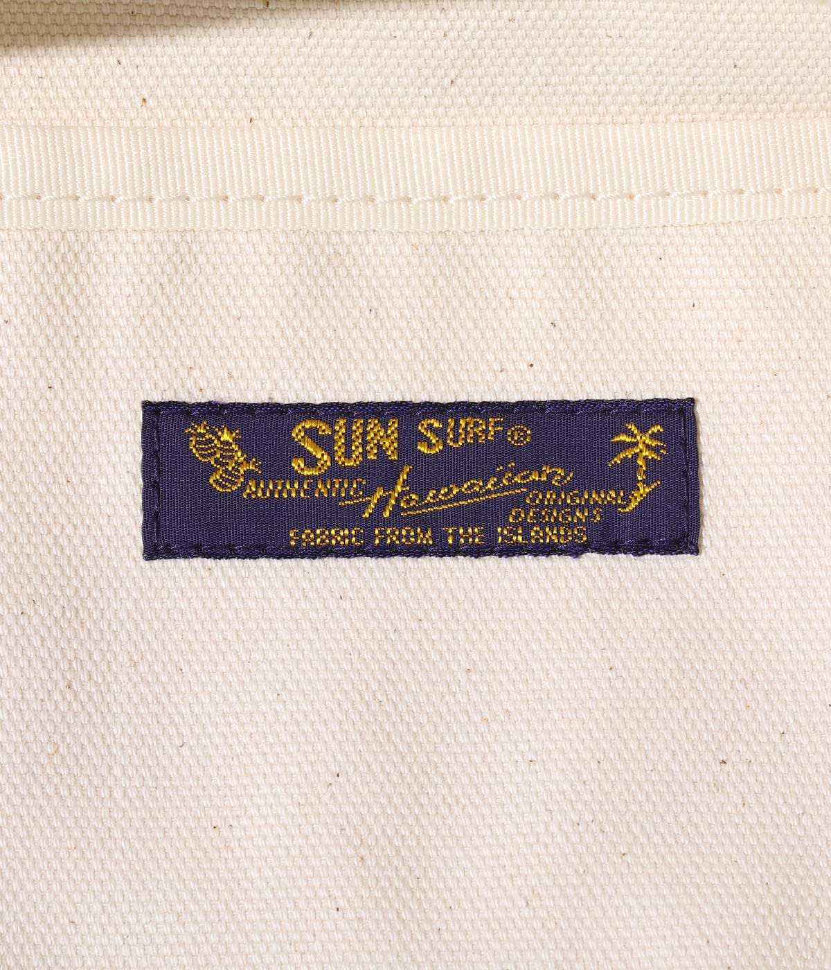 COTTON CANVAS TOTE BAG “SUNSURF LOGO” (SMALL)