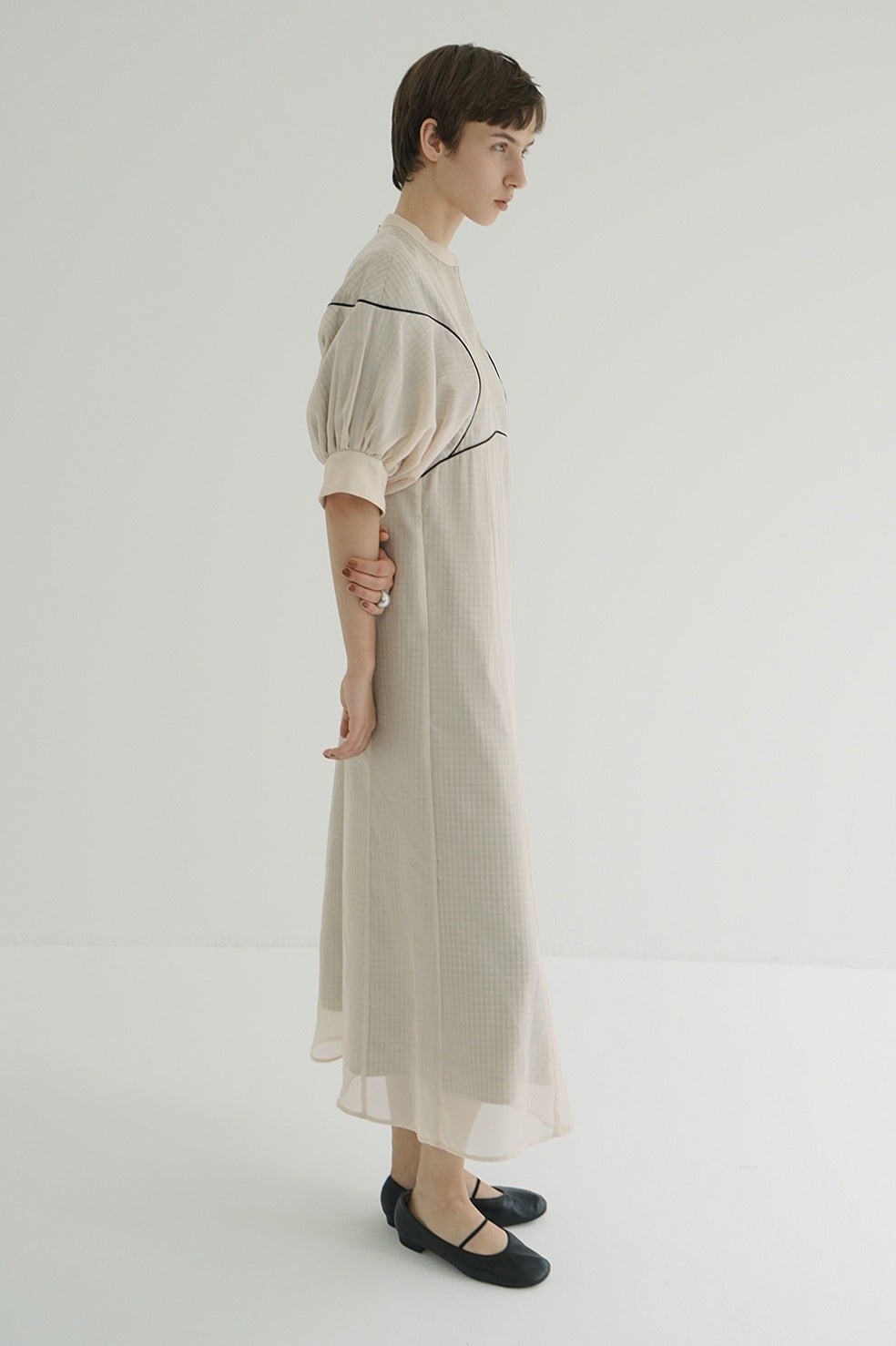LAYERED SHEER ONEPIECE