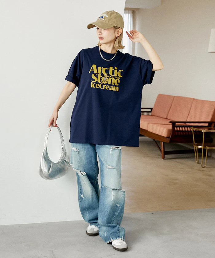 Love Pop Studio Ice Cream Shop Logo T-Shirt Limited Edition