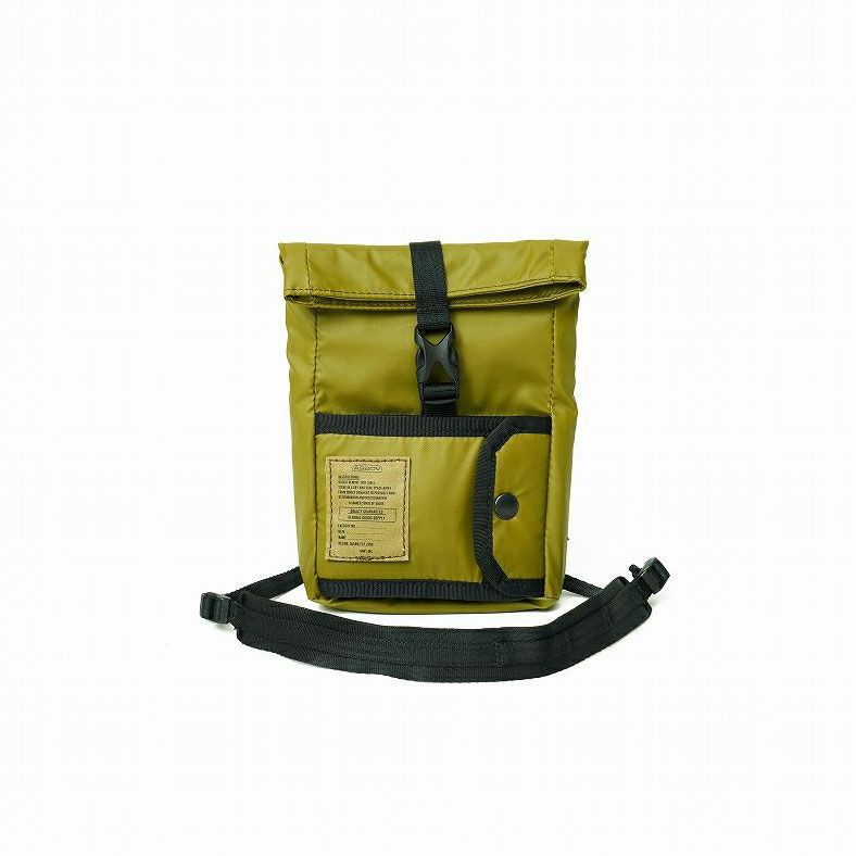 NYLON POLYCARBONATE WALLET SHOULDER/KHAKI