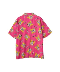 Levitated Girl Open Collar Shirt