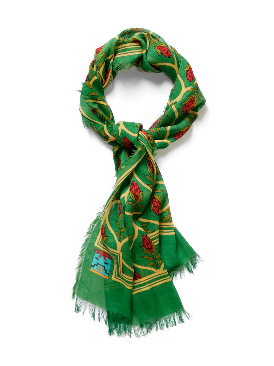 Rayon Disco Arabesque Pattern Shawl