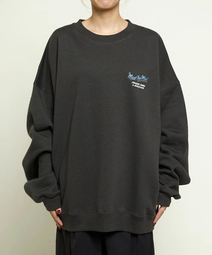 Sagara Embroidery French Bulldog Fleece-Lined Sweatshirt Limited Edition