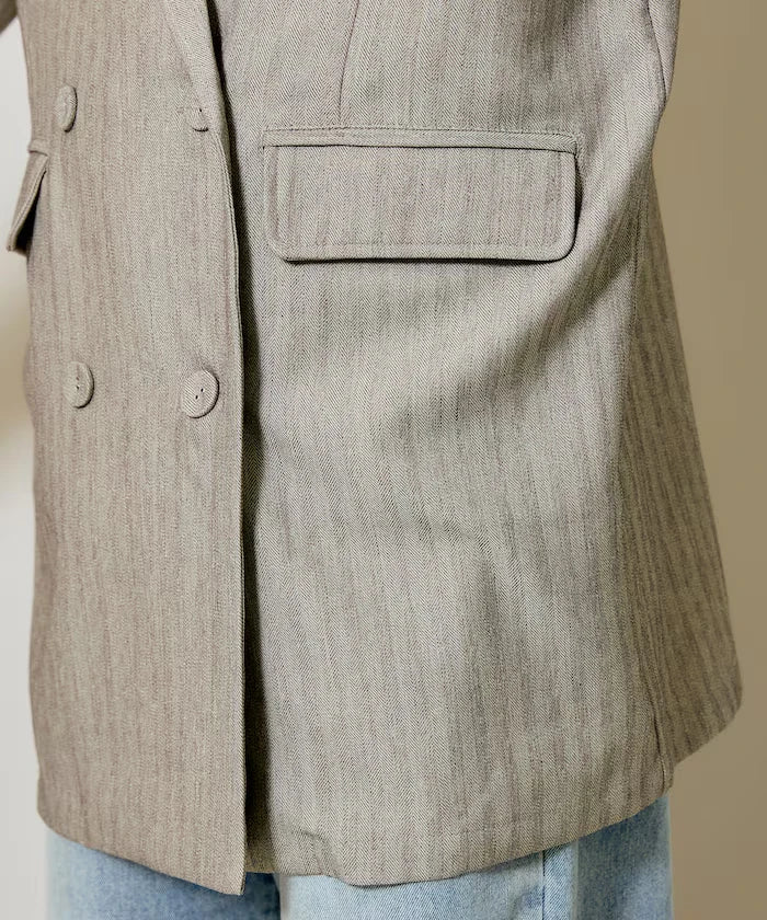 Lace Cuff Tailored Jacket