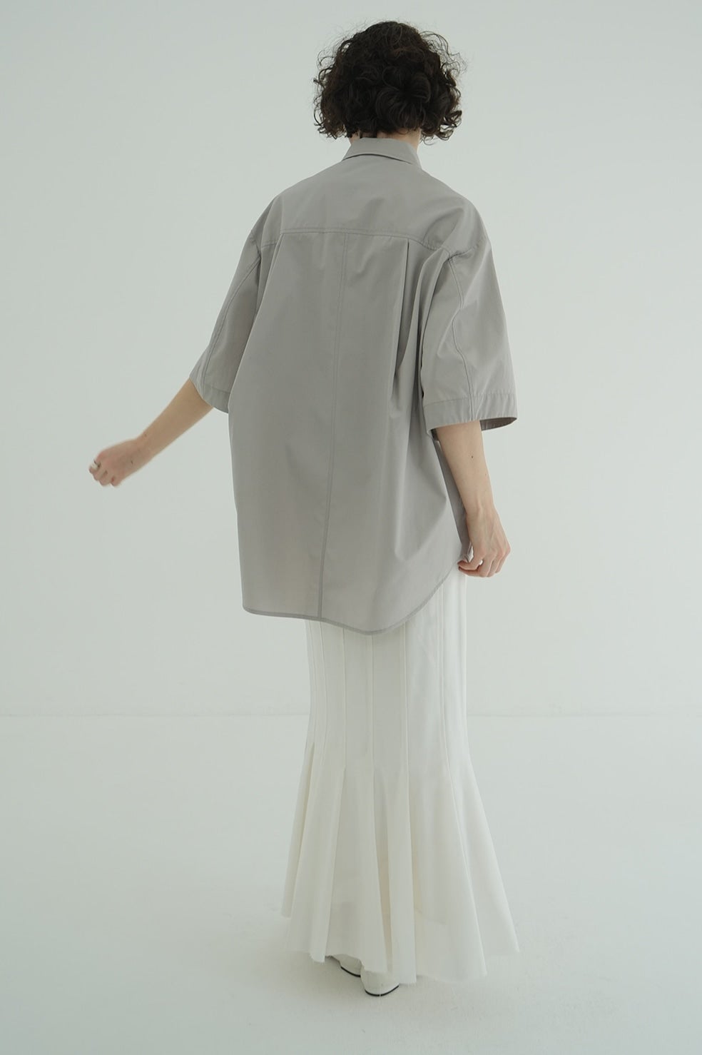 PLEATS MERMAID SKIRT
