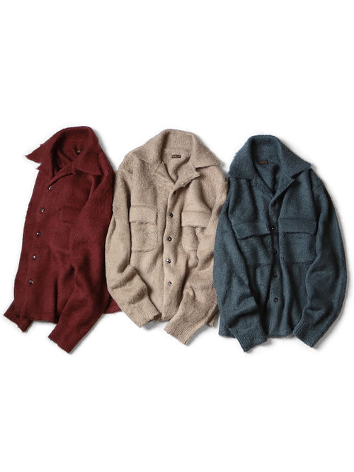 7G Shaggy Knit Board Shirt