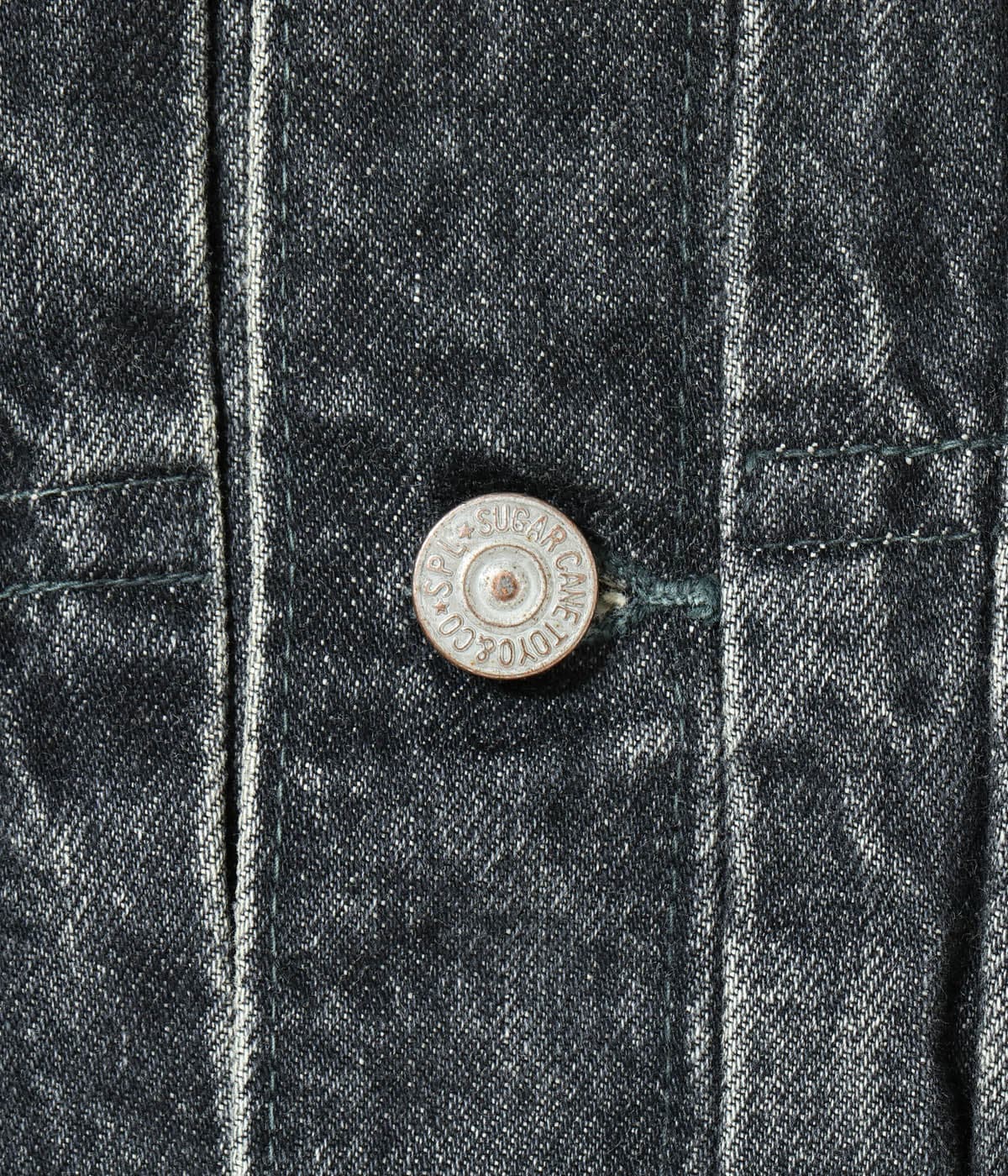 14.25oz. BLACK DENIM JACKET 1953 AGED MODEL