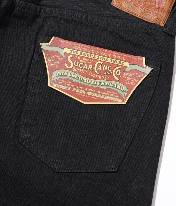 13oz. Black Denim Type-III (Slim Fit)