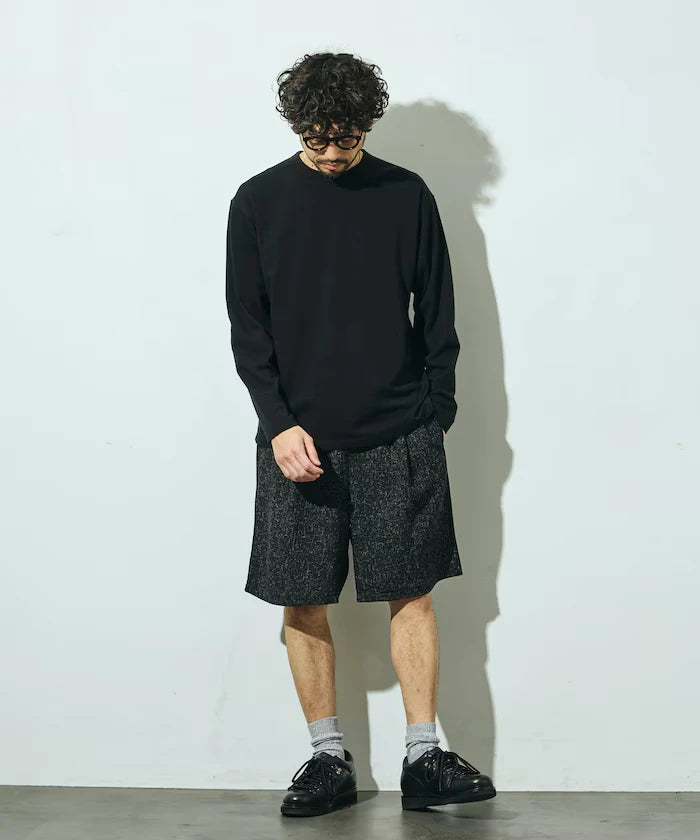 Summer Tweed Easy Wide Shorts / Compatible with Setup