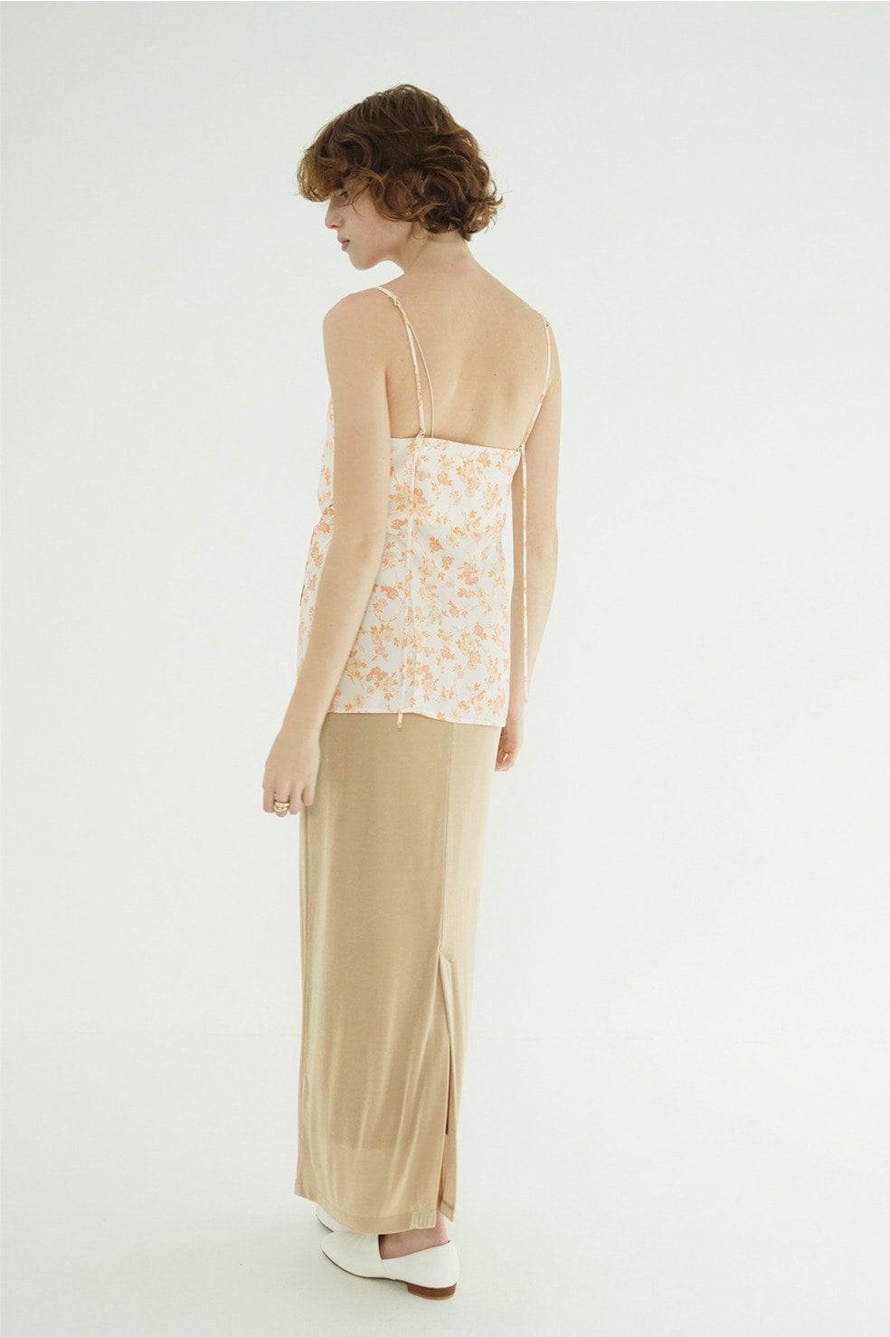 MABEL FLOWER DRAPE CAMI TOPS