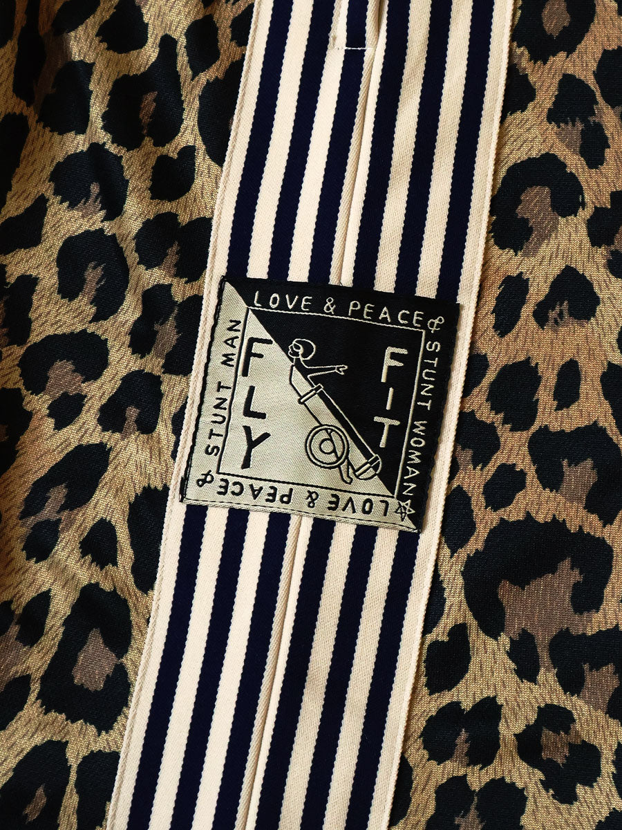 Smooth Jersey Leopard Pattern Stuntman & Wo...