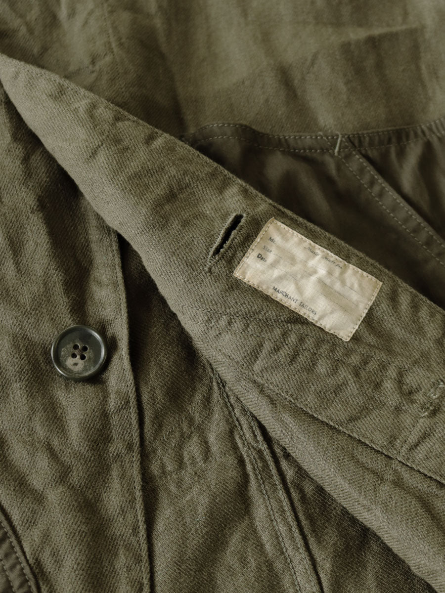 Linen Chino Cloth x Gabardin Goman Coveralls
