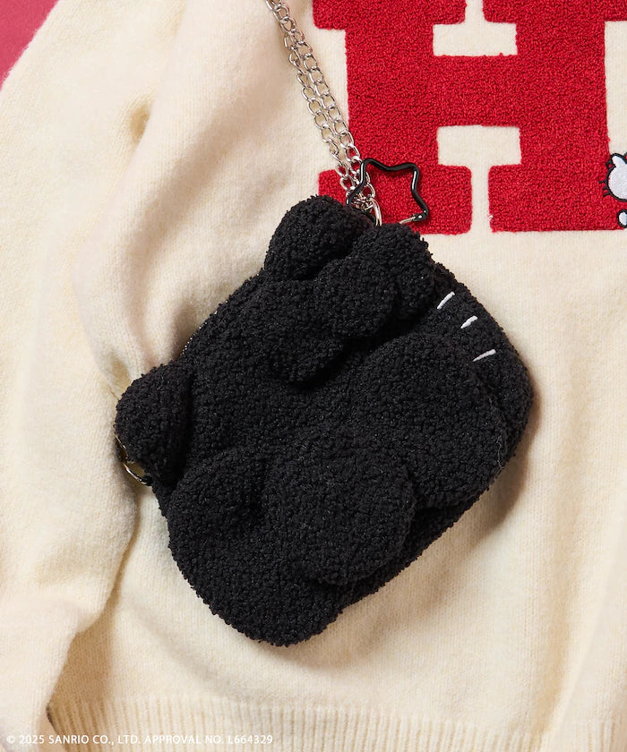 Hello Kitty Fuzzy Pouch Chain Bag