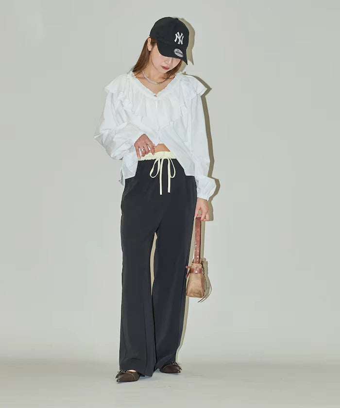 West Shearing Panel Easy Slacks Pants Limited Edition