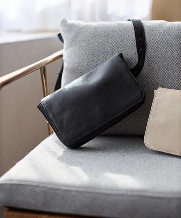 Leather Waist Pouch / Cowhide / Water-Repellent Leather