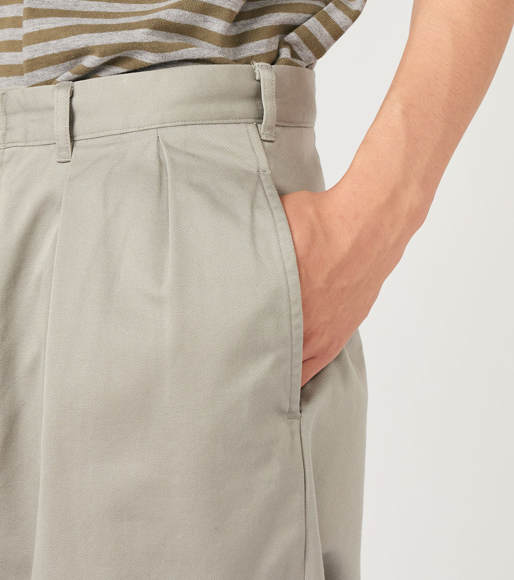 Double Pleated Chino Pants