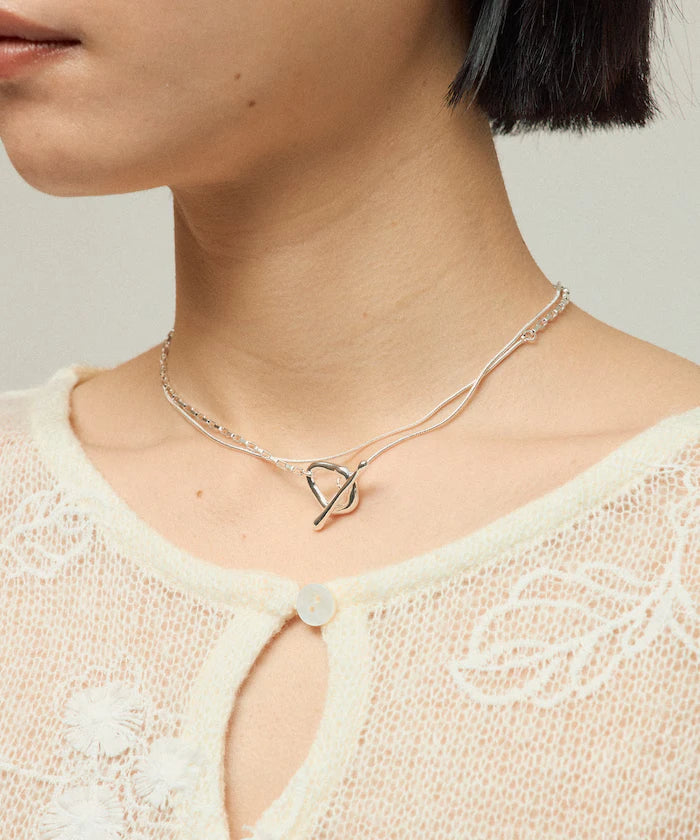 Double Chain Mantle Necklace