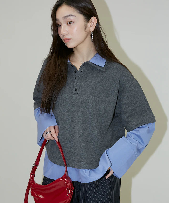 Shirt Layered Polo Top Limited Edition