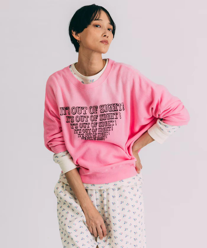 Fade Print Dolman Sweat
