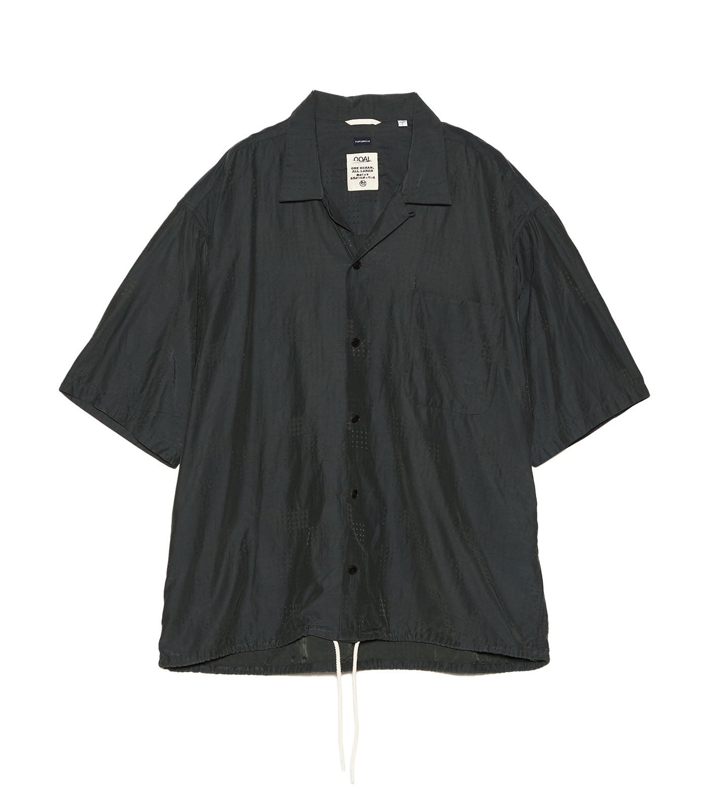 Open Collar S/S Shirt