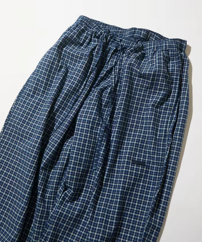Indigo Madras Check Easy Pant