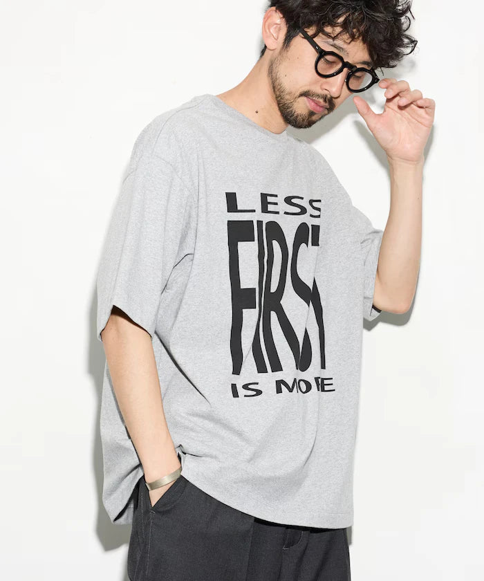 6 Ounce Front Logo Print Crew Neck T-Shirt / Print T-Shirt PRINT BIG FIRST