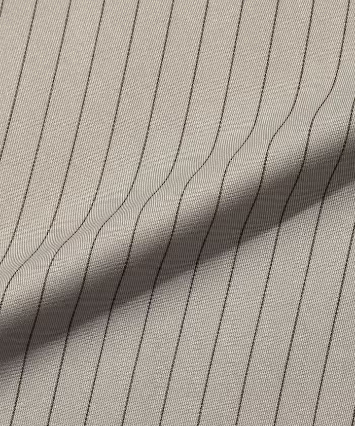 Spindle Stripe Easy Wide Pants / Compatible with Setup