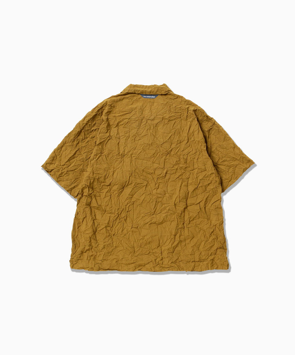 washer pleated open SS shirt (M)