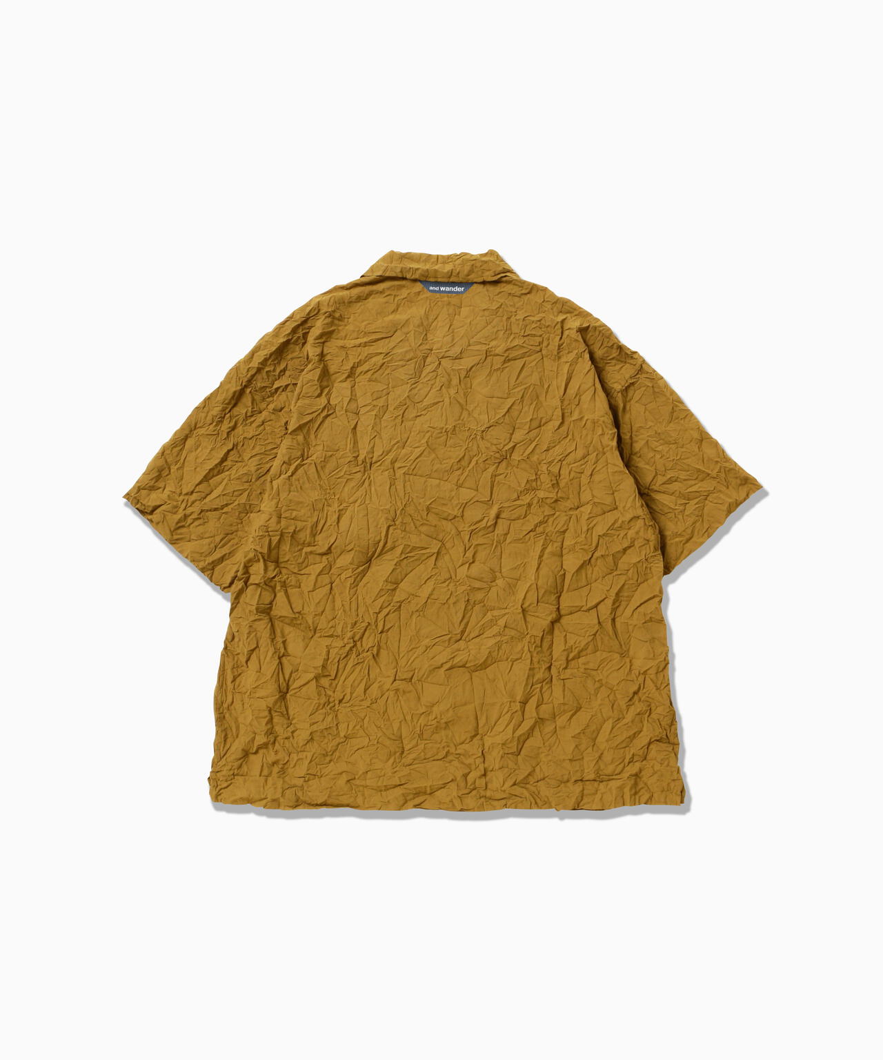 washer pleated open SS shirt (M)
