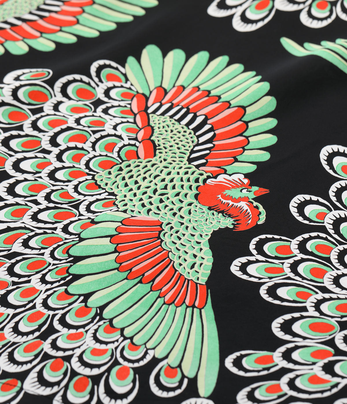 RAYON HAWAIIAN SHIRT “PEACOCK”