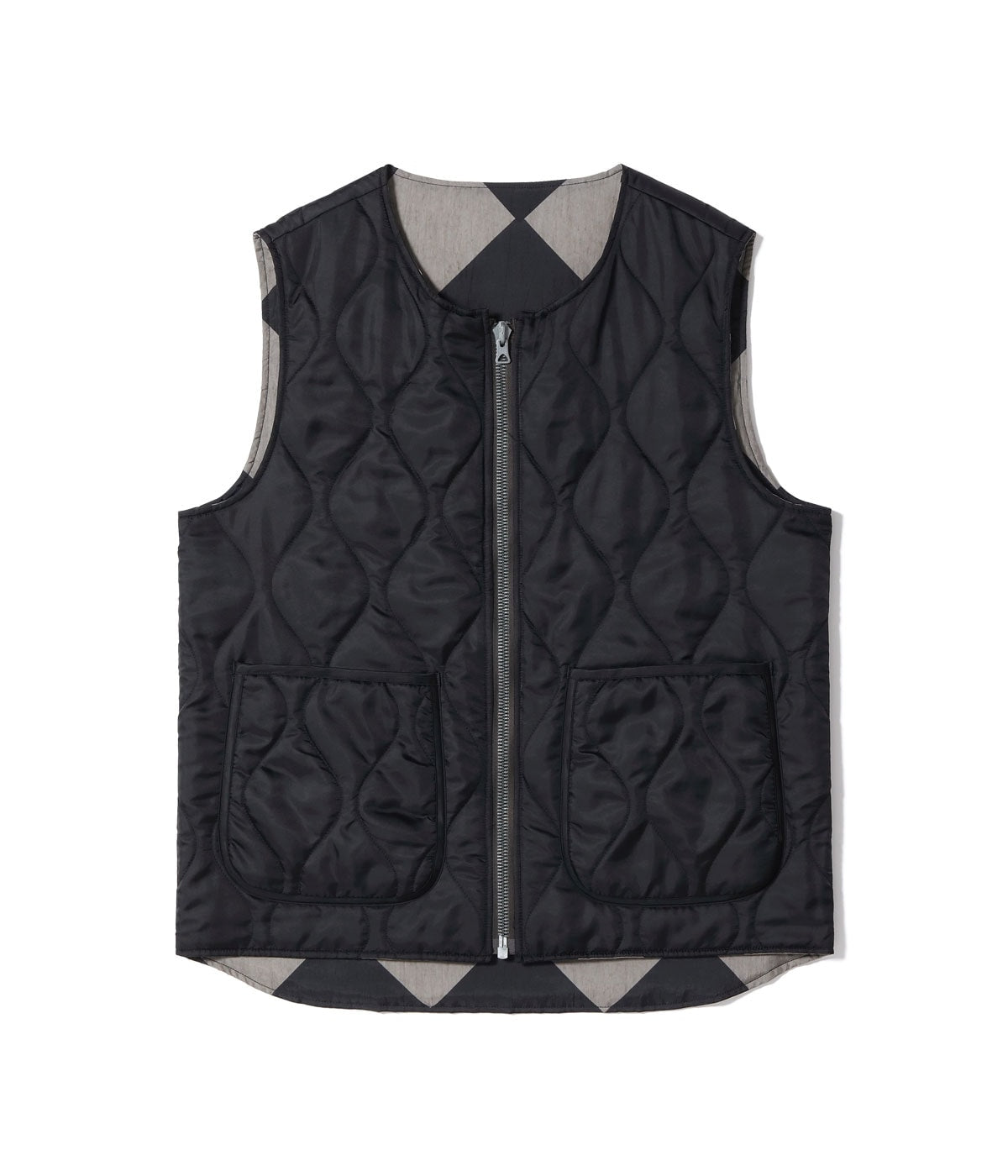 WILLIAM GIBSON COLLECTION BLACK LINE CREWMAN VEST (MOD.) REVERSIBLE
