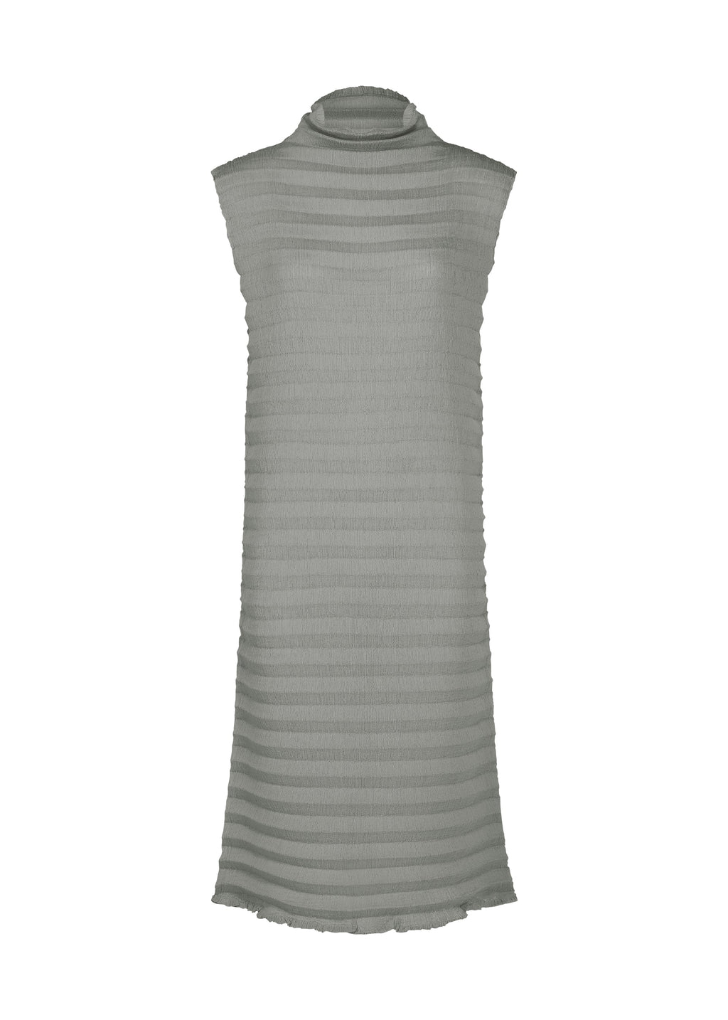 Accordion See-Through Crepe