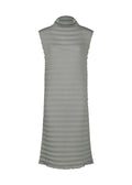 Accordion See-Through Crepe