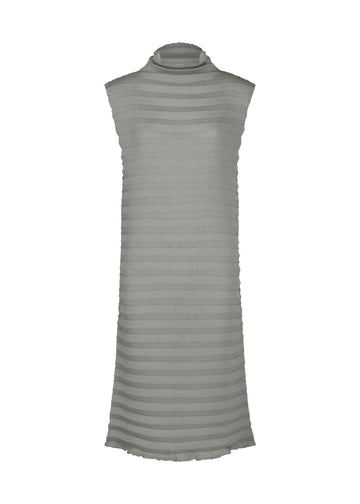 Accordion See-Through Crepe