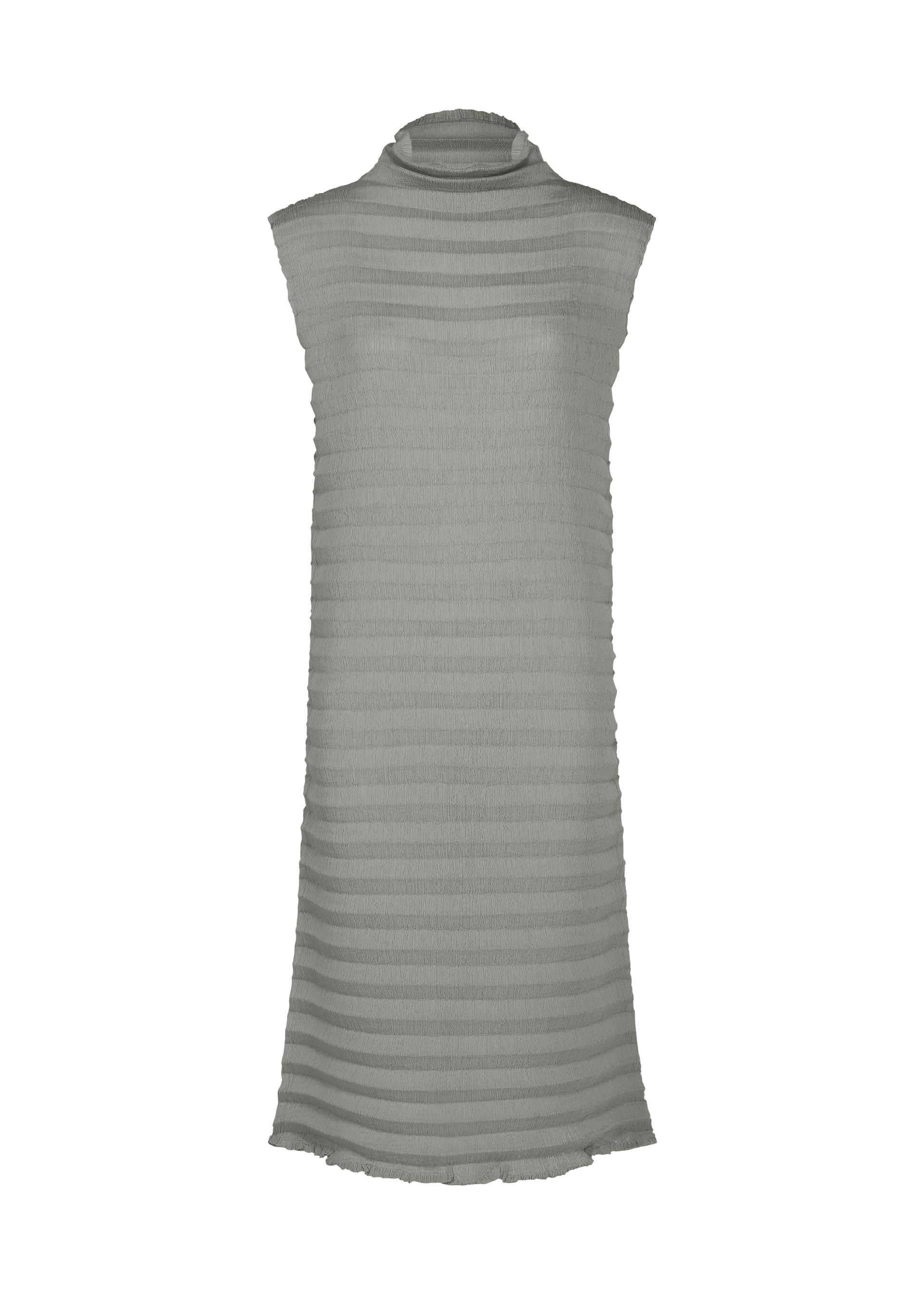 Accordion See-Through Crepe