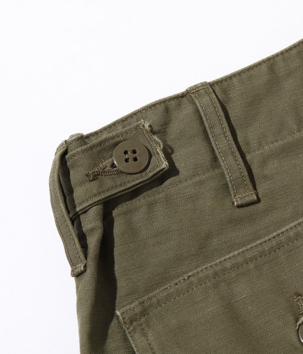 Trousers, Men's, Cotton Sateen Olive Green QM Shade 107, Type I, Class Shorts