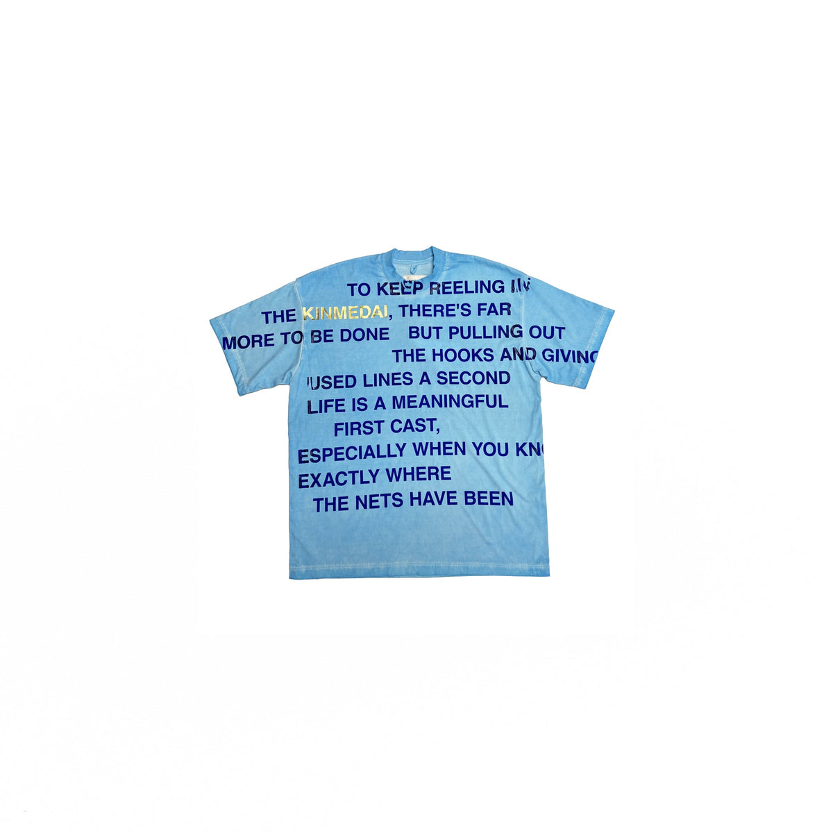 KINMEDAI LINE MESSAGE TEE