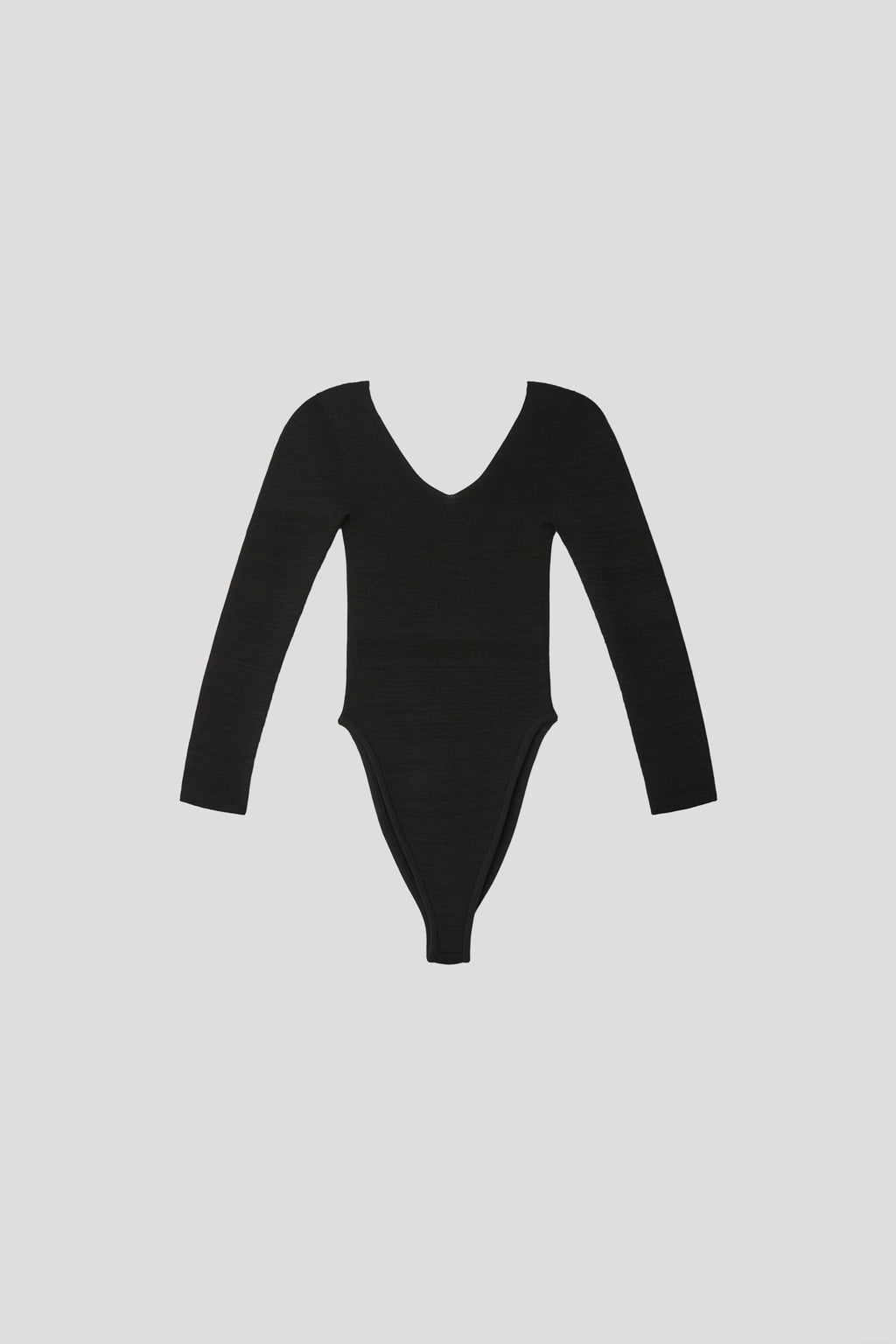 RIB LONG SLEEVE BODY SUIT