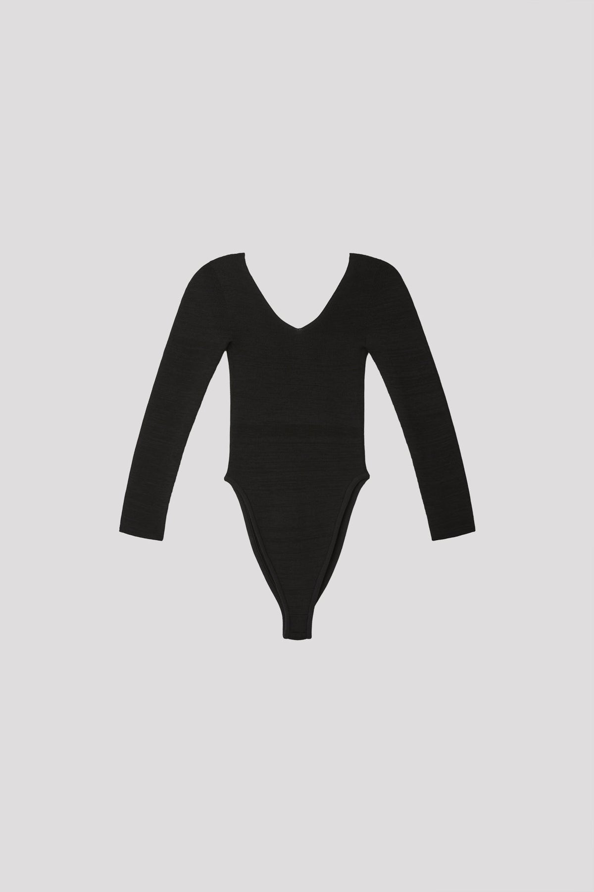 RIB LONG SLEEVE BODY SUIT