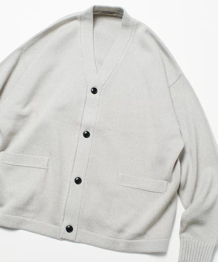 Relaxed Fit Easy Care Washable V-Neck Cardigan