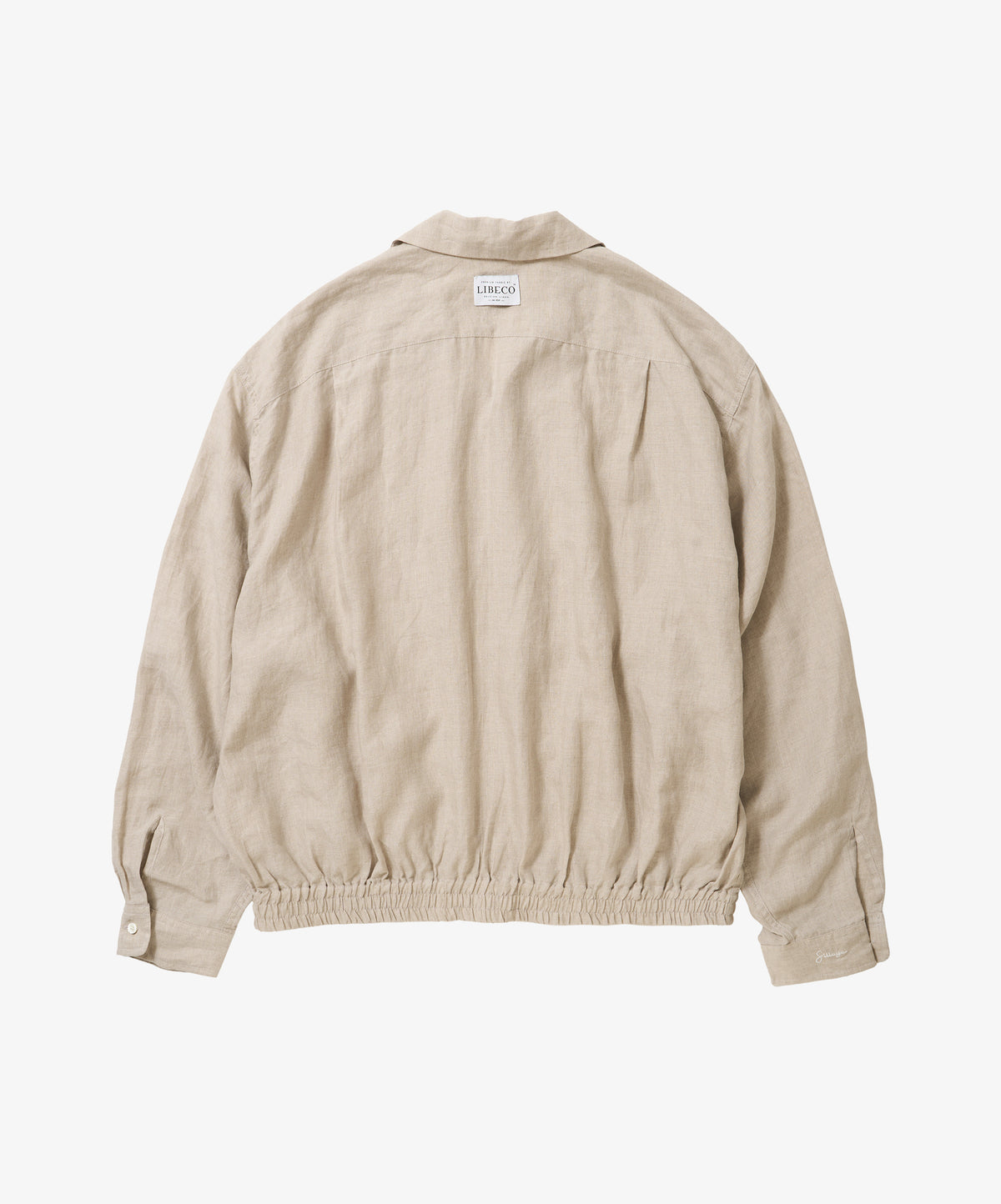 ribbed shirts linen ivory