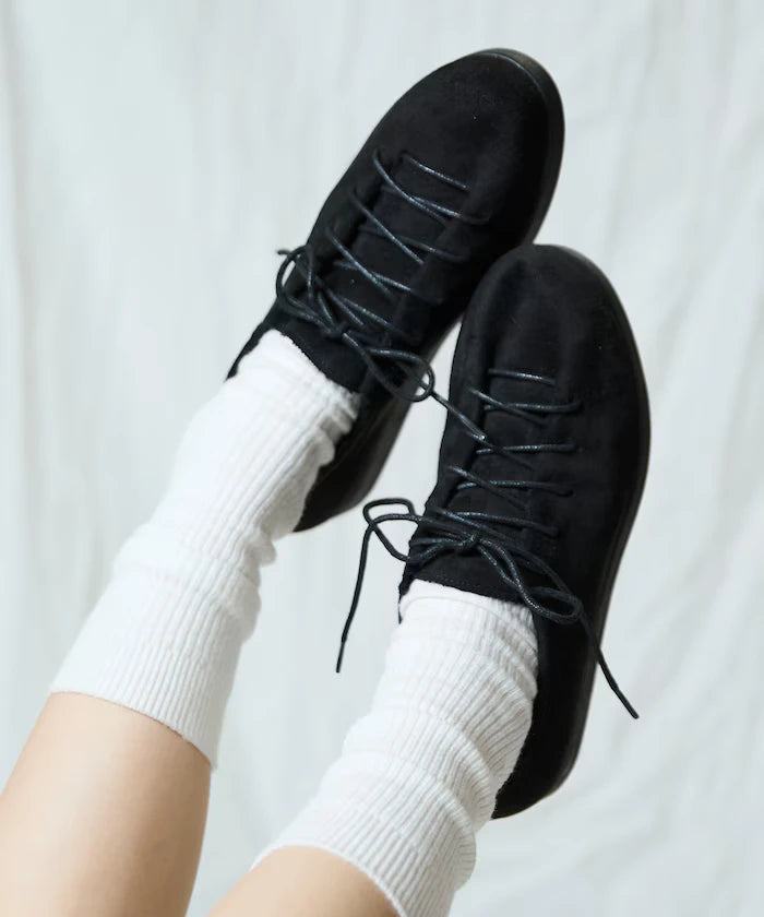 Leatherette SW Hole Cut Shoes [23~28cm]