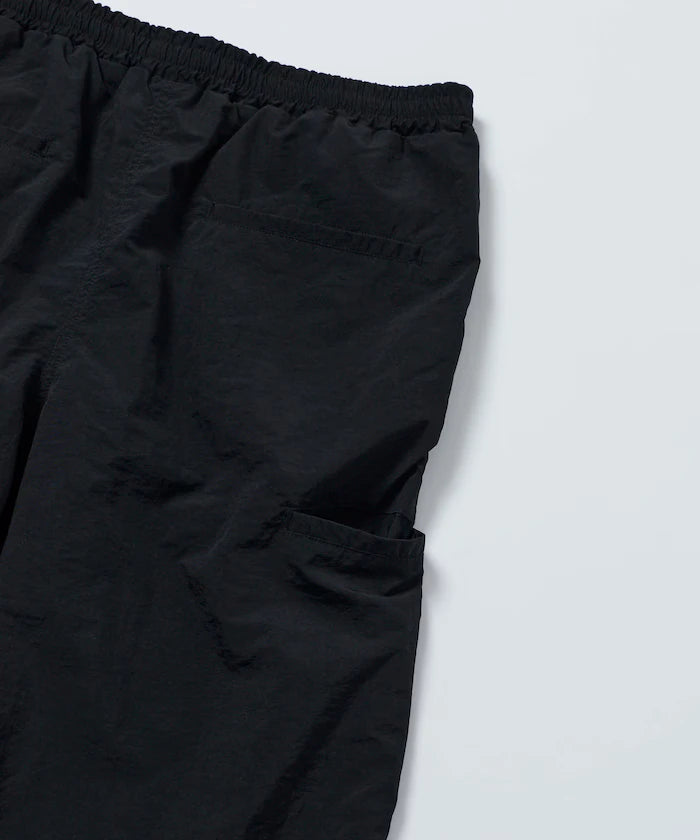 Nylon Sleek Water Length Baggy Shorts