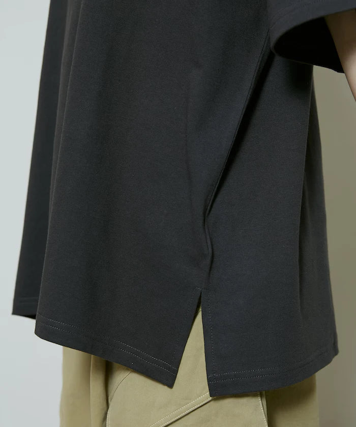 Big T-shirt with Pearl and Sagara Embroidery - Limited Edition