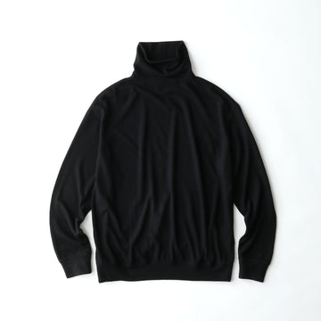 GL69414 / WASHBLE WOOL SUPER 140's LOOSE NECK SHIRT